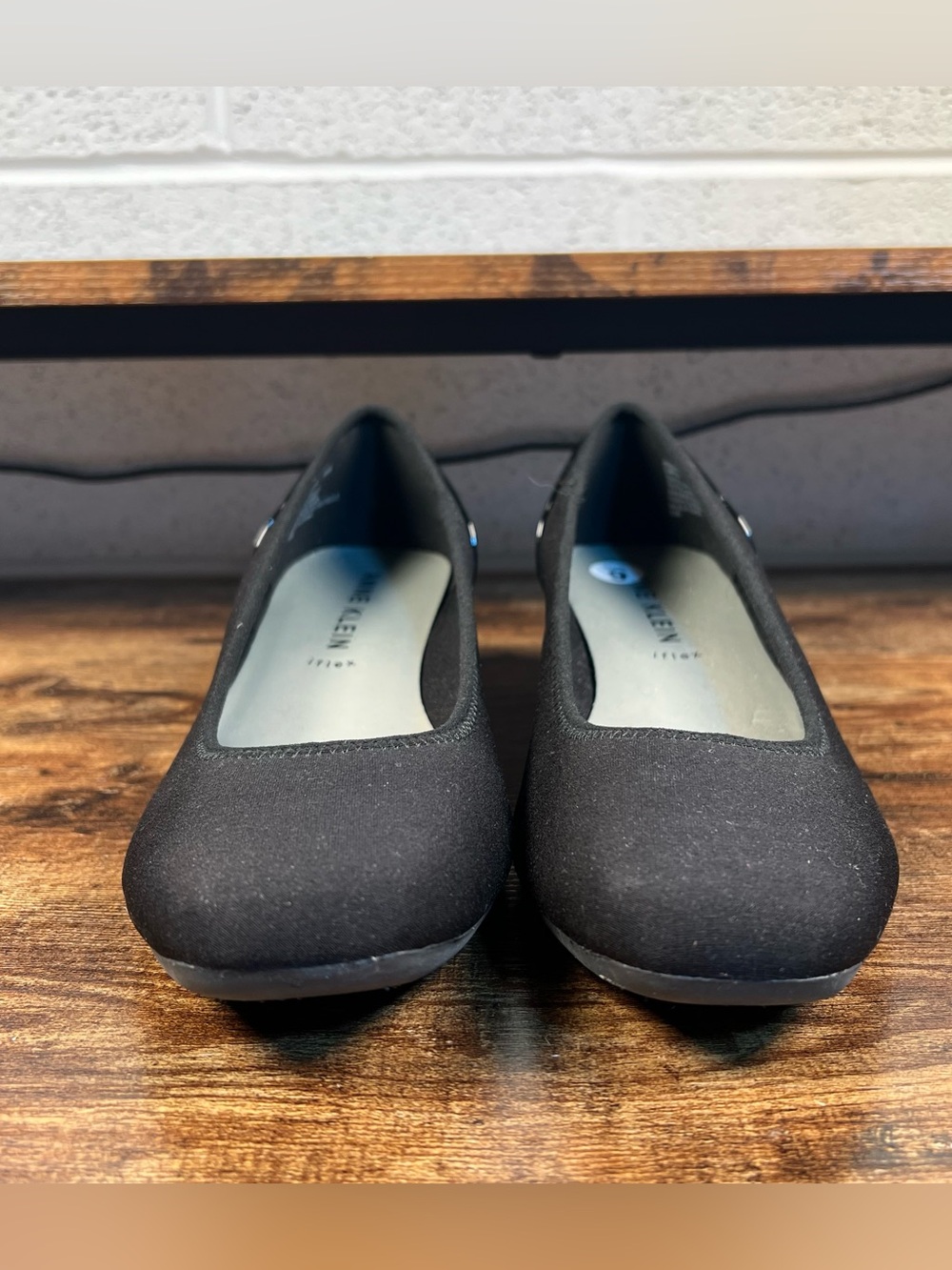 Anne Klein Shoes Slip On Wedge Heel Patent Leather Detail Wisher2 Women's 9.5 - Picture 3 of 9